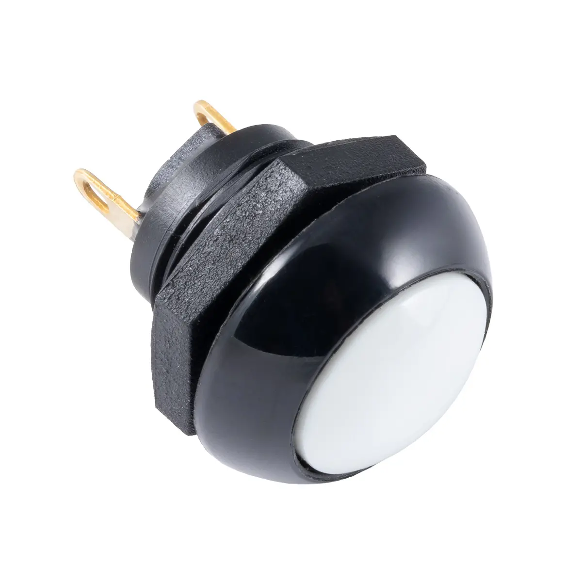 P9, White, Momentary, Push Button, N.O. - P9-111129