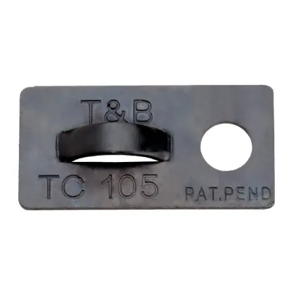 Cable TIE MOUNTING Plate METALLIC Black - TC105-BLACK