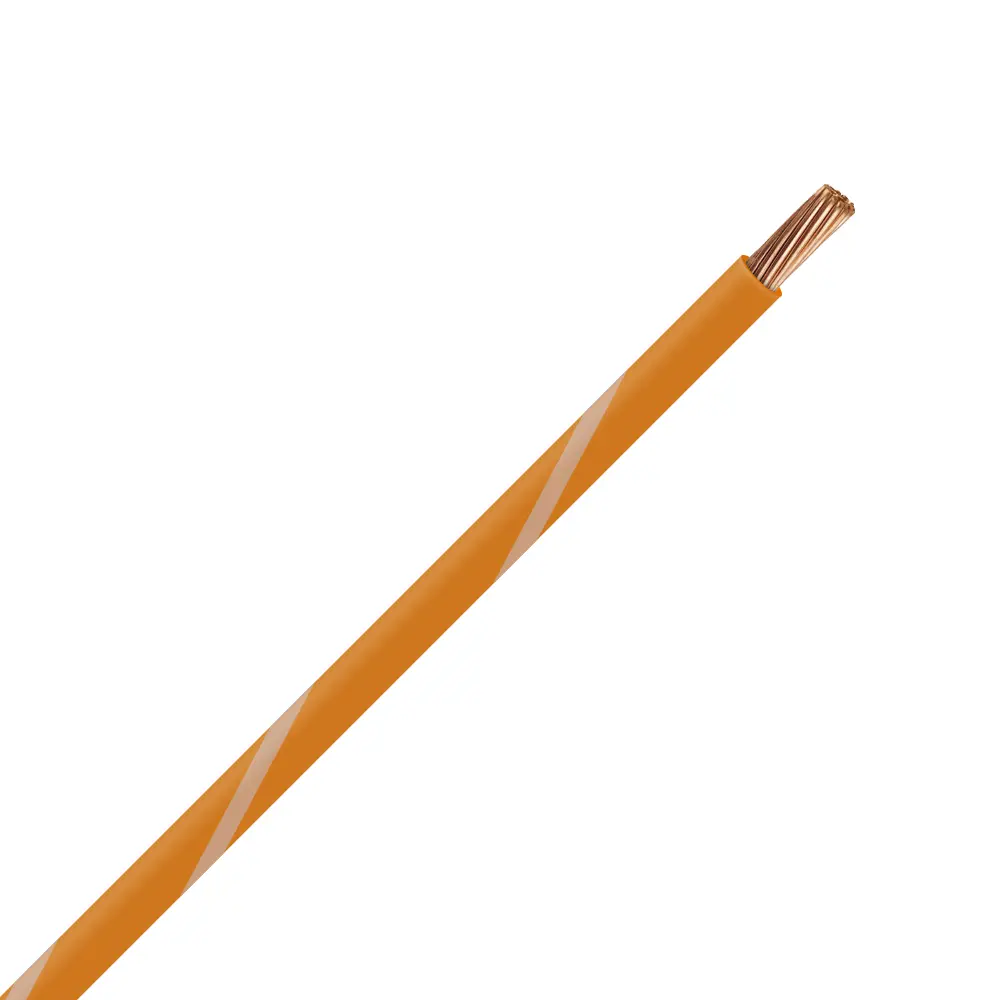TXL 14 Orange/Tan Striped Wire - TXL-14-3T