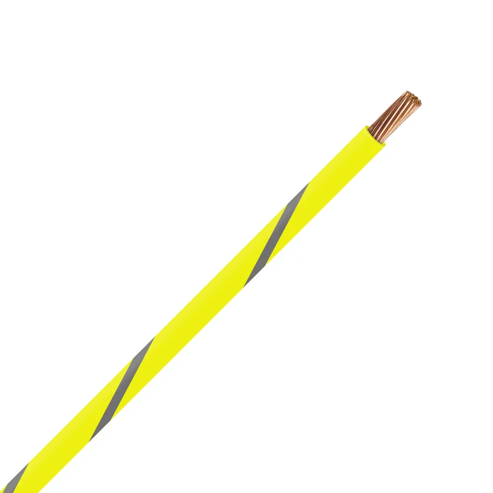 TXL 14 Yellow/Gray Striped Wire - TXL-14-48