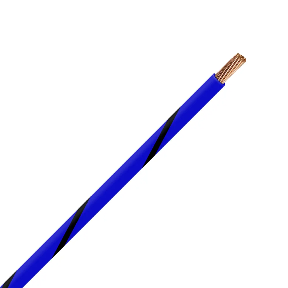 TXL 14 Blue/Black Striped Wire - TXL-14-60