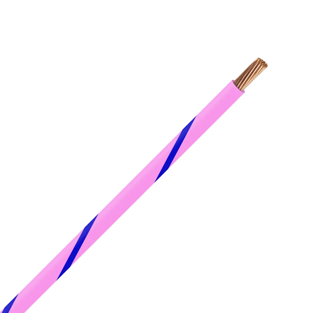 TXL 14 Pink/Blue Striped Wire - TXL-14-P6
