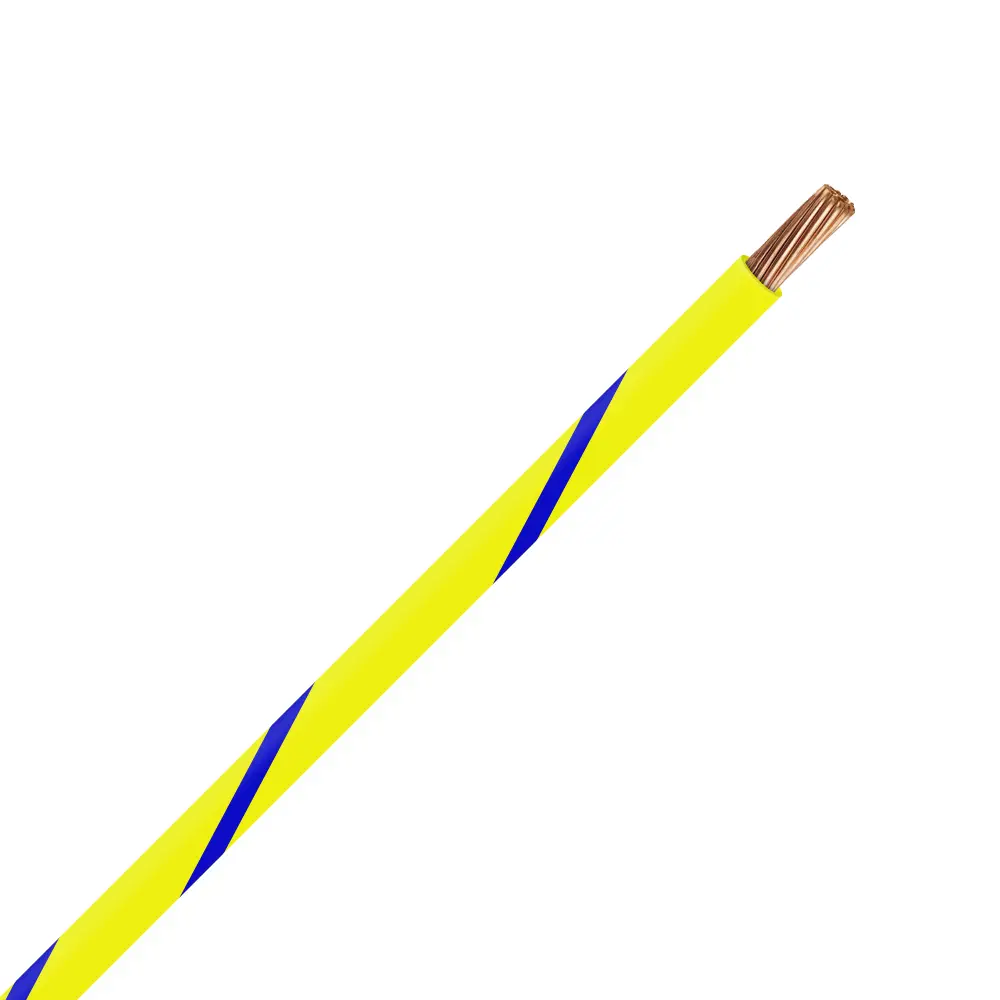 TXL 16 Yellow/Blue Striped Wire - TXL-16-46
