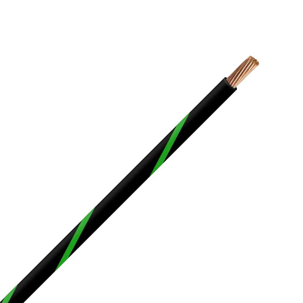 TXL 18 Black/Green Striped Wire - TXL-18-05