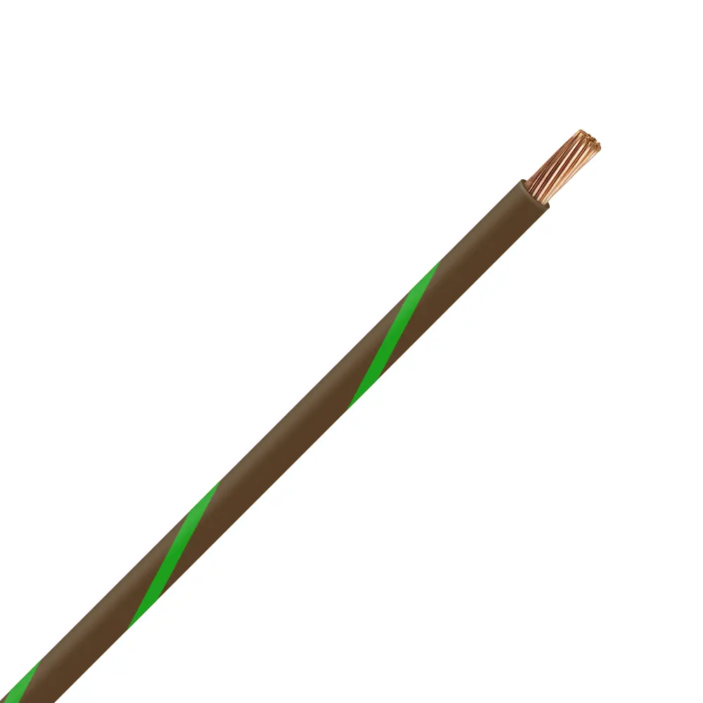 TXL 18 Brown/Green Striped Wire - TXL-18-15