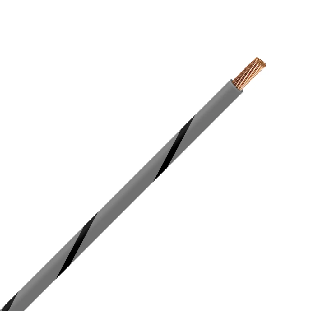 TXL 18 Gray/Black Striped Wire - TXL-18-80