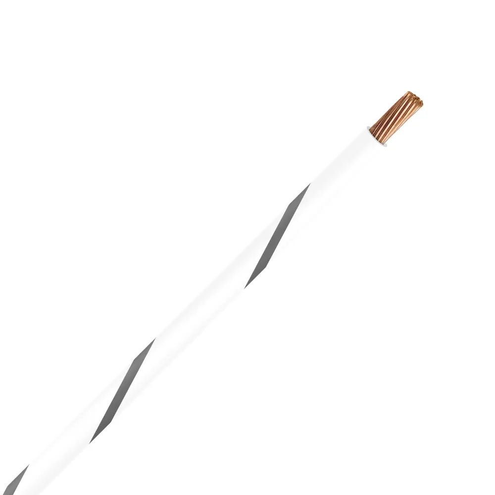 TXL 18 White/Gray Striped Wire - TXL-18-98