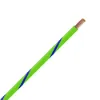 TXL 18 Light Green/Blue Striped Wire - TXL-18-LG6