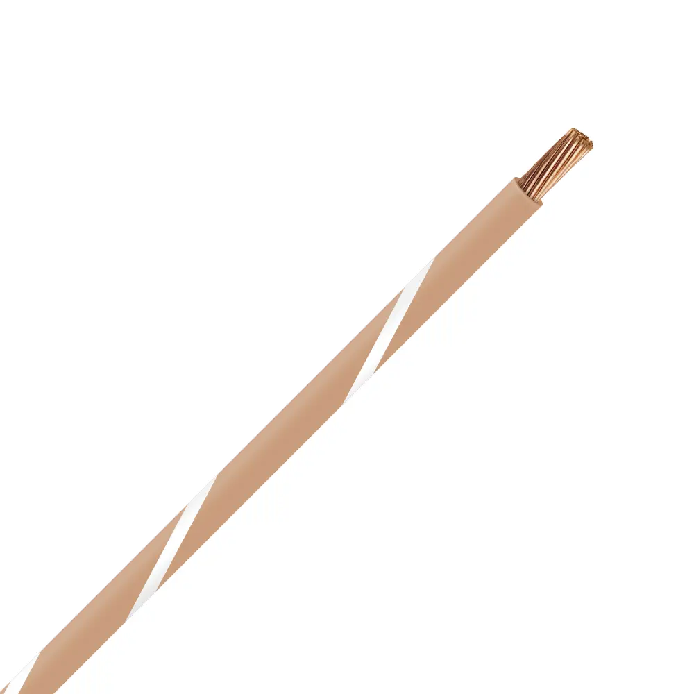 TXL 18 Tan/White Striped Wire - TXL-18-T9