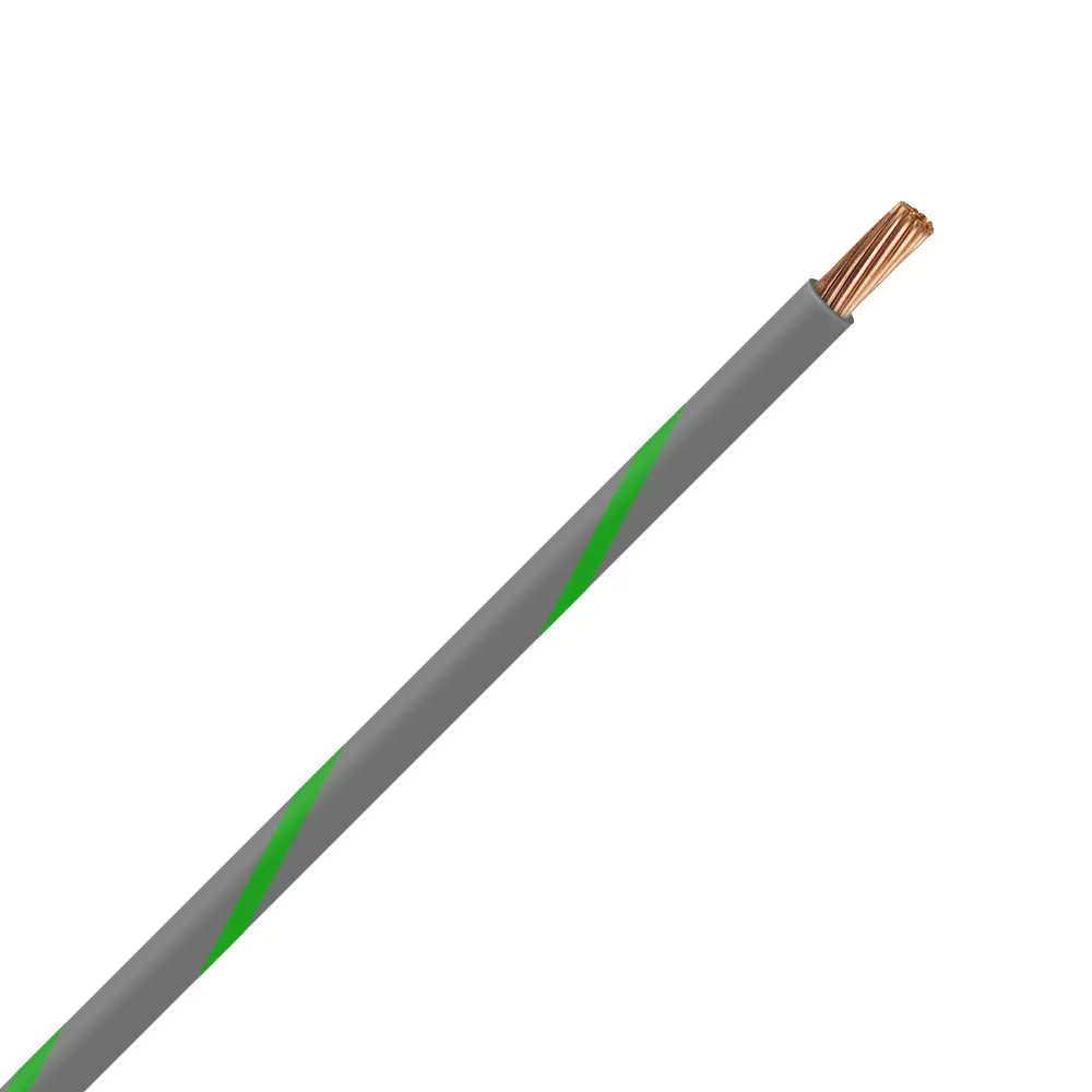TXL 20 Gray/Green Striped Wire - TXL-20-85