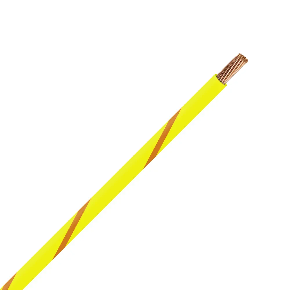 TXL 22 Yellow/Orange Striped Wire - TXL-22-43