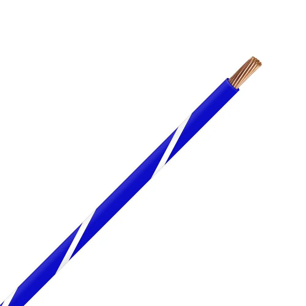 TXL 22 Blue/White Striped Wire - TXL-22-69