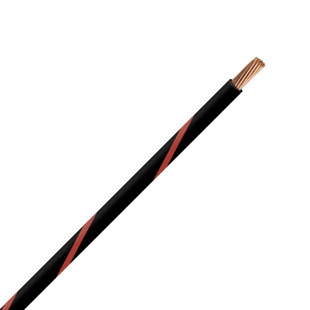 TXL 8 Black/Red Striped Wire - TXL-8-02