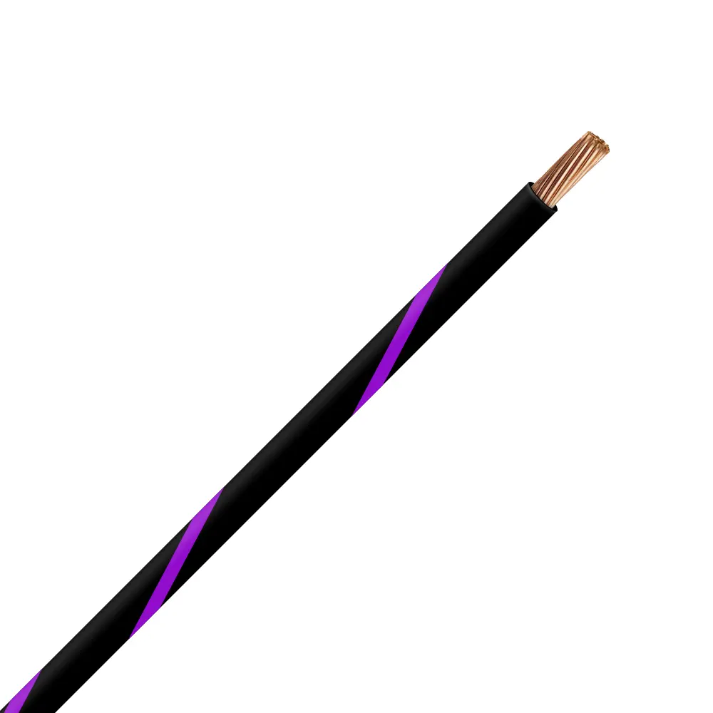 TXL 8 Black/Purple Striped Wire - TXL-8-07