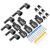 EV6-USCAR 6 Injector Kit, 90 Boots - USCAR-KIT-6-90