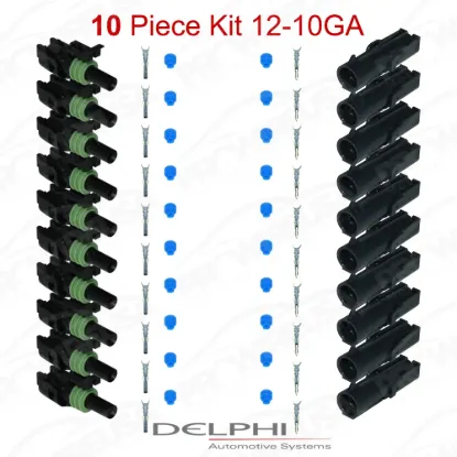 Weather-Pack 1 Way 12-10 Ga 10 PCKit - WP1-12-10-10PC