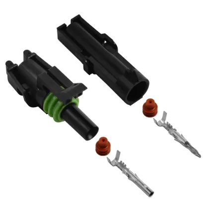 Weather Pack 1 Pin Connector Kit 22-18 Ga - WP1-18-22
