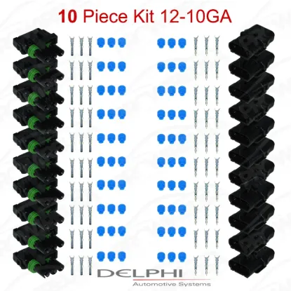 Weather-Pack 3 Way 12-10 Ga 10 PCKit - WP3-12-10-10PC