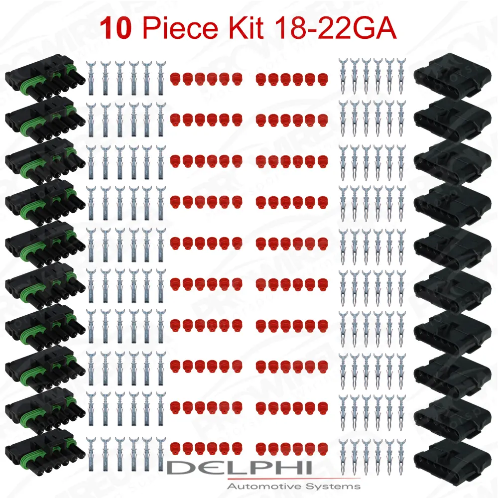 Weather-Pack 6 Way 18-22 Ga 10 PCKit - WP6-18-22-10PC
