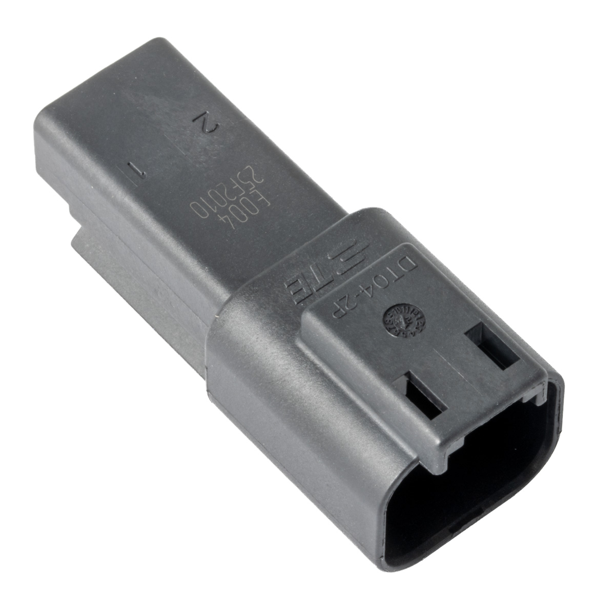DT 2 Way Receptacle Black - DT04-2P-E004, image 1 of 2