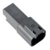 DT 2 Way Receptacle Black - DT04-2P-E004, image 1 of 2