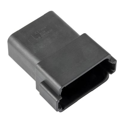 REC, 12P, BLK, N, B - DT04-12PB, image 1 of 2