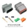 DT 12 Way FLG Kit, SLD Gold 16-14, SB - DT12-G-14-FLG-SB
