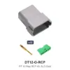 DT 12 Way Kit Solid Gold Recep - DT12-G-RCP