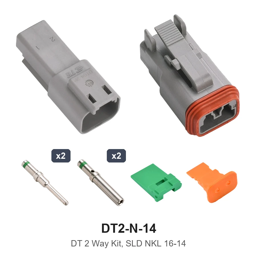 DT 2 Way Kit Solid Nickel 16-14 - DT2-N-14