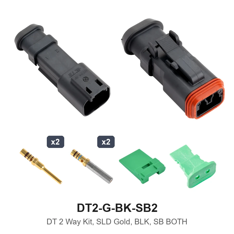 DT 2 Way Kit, SLD Gold, BLK, SB Both - DT2-G-BK-SB2
