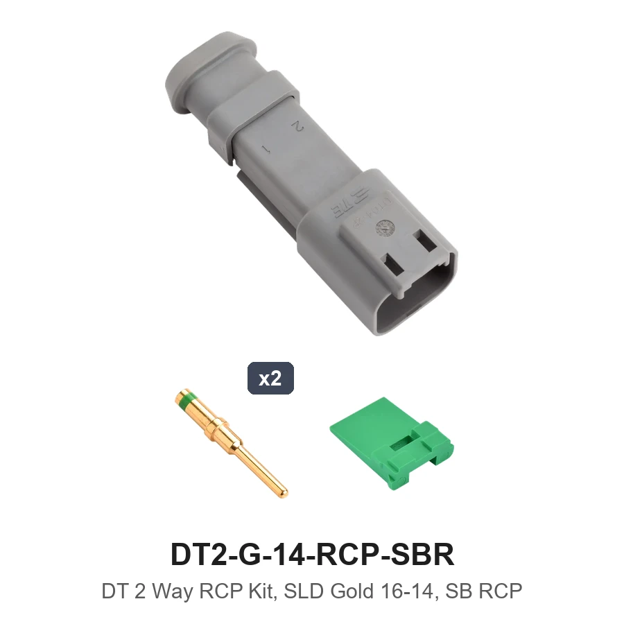 DT 2 Way RCP Kit, SLD Gold 16-14, SB RCP - DT2-G-14-RCP-SBR