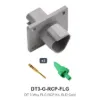 DT 3 Way Flanged Kit Gold Recep - DT3-G-RCP-FLG