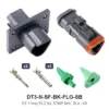 DT 3 Way FLG Kit, STMP NKL, BLK, SB - DT3-N-SF-BK-FLG-SB