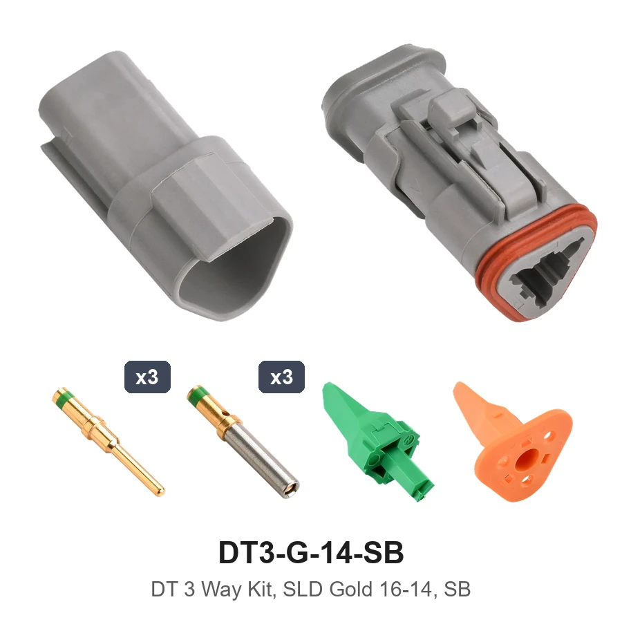 DT 3 Way Kit Solid Gold 16-14 SB - DT3-G-14-SB