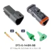 DT 3 Way Kit, SLD Gold 16-14, BLK, SB - DT3-G-14-BK-SB