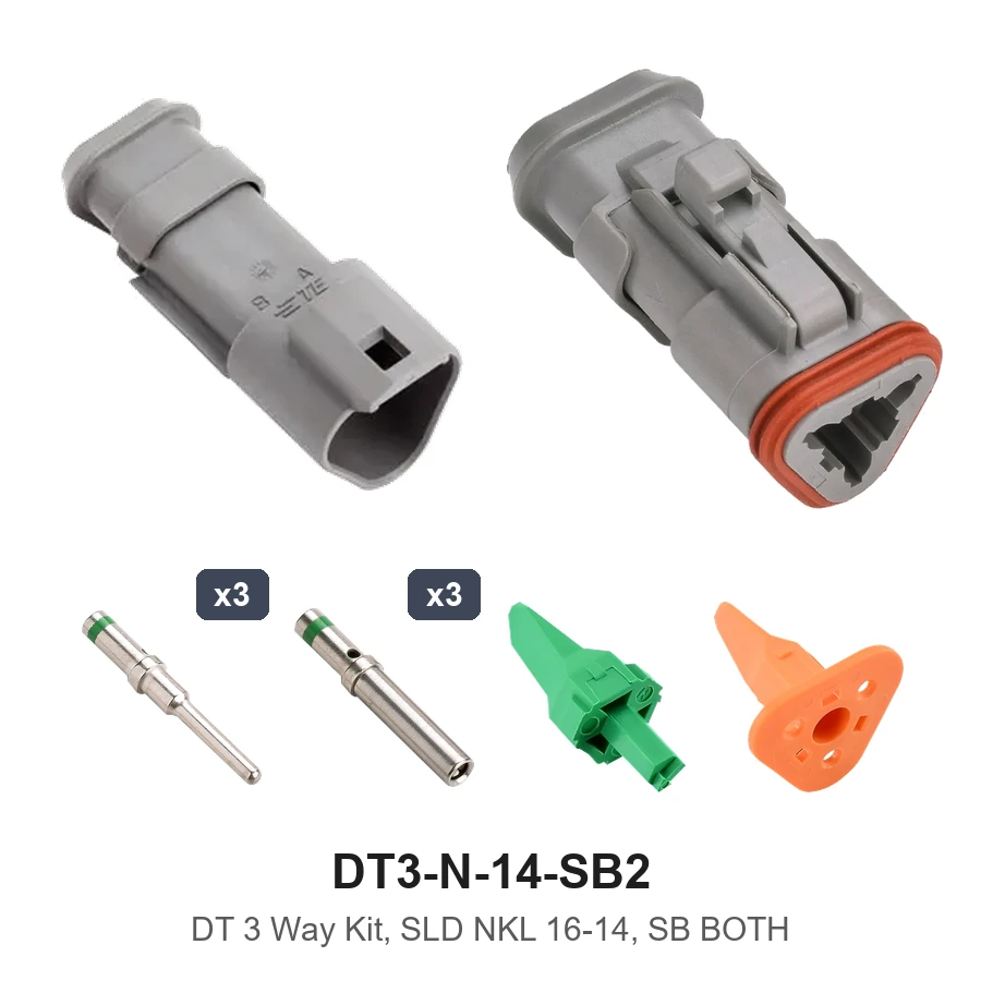 DT 3 Way Kit, SLD NKL 16-14, SB Both - DT3-N-14-SB2