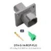 DT 4 Way Flanged Kit Solid Gold 16-14 Recep - DT4-G-14-RCP-FLG