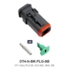 DT 4 Way PLG Kit, SLD NKL, BLK, SB - DT4-N-BK-PLG-SB