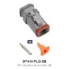 DT 4 Way Plug Kit Solid Nickel SB - DT4-N-PLG-SB