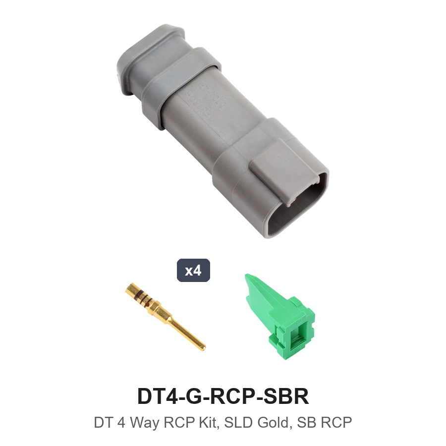 DT 4 Way RCP Kit, SLD Gold, SB RCP - DT4-G-RCP-SBR