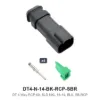 DT 4 Way RCP Kit, SLD NKL 16-14, BLK, SB RCP - DT4-N-14-BK-RCP-SBR