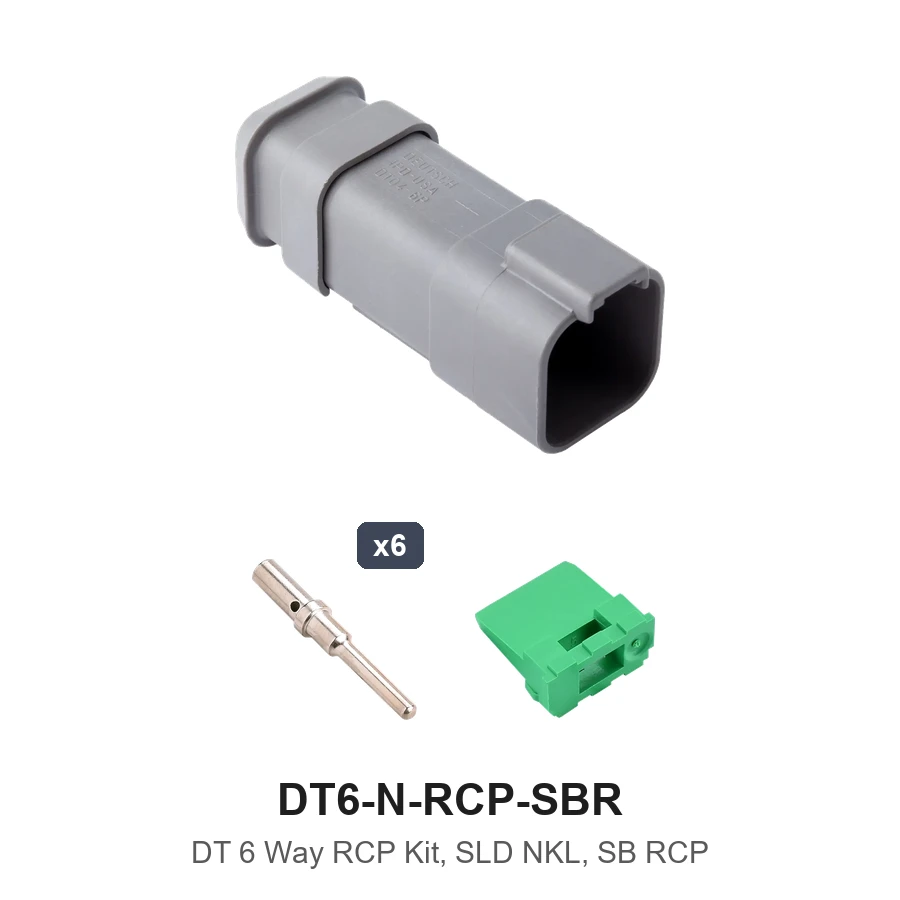 DT 6 Way RCP Kit, SLD NKL, SB RCP - DT6-N-RCP-SBR
