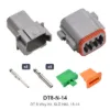 DT 8 Pin Conn Kit Nickel 16-14 Solid - DT8-N-14