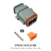DT 8 Pin Plug Conn Kit Nickel 16-14 Solid SB - DT8-N-14-PLG-SB
