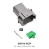 DT 8 Pin Receptacle Conn Kit Nickel Solid - DT8-N-RCP