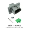 DT 8 Way Flanged Kit Nickel 16-14 Solid Recep - DT8-N-14-RCP-FLG