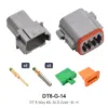 DT Pin Conn Solid Gold 16-14 - DT8-G-14