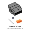 DTM 12 Way Plug Kit Nickel Solid SB - DTM12-N-PLG-SB