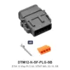 DTM 12 Way Plug Kit Nickel Stamped SB - DTM12-N-SF-PLG-SB