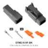 DTM 2 Way Kit Nickel Stamped Black - DTM2-N-SF-BK